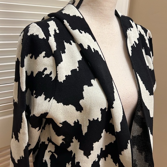 Rain + Rose Hooded Cardigan in Mocha Multi, Size Large, NWT - Picture 7 of 17